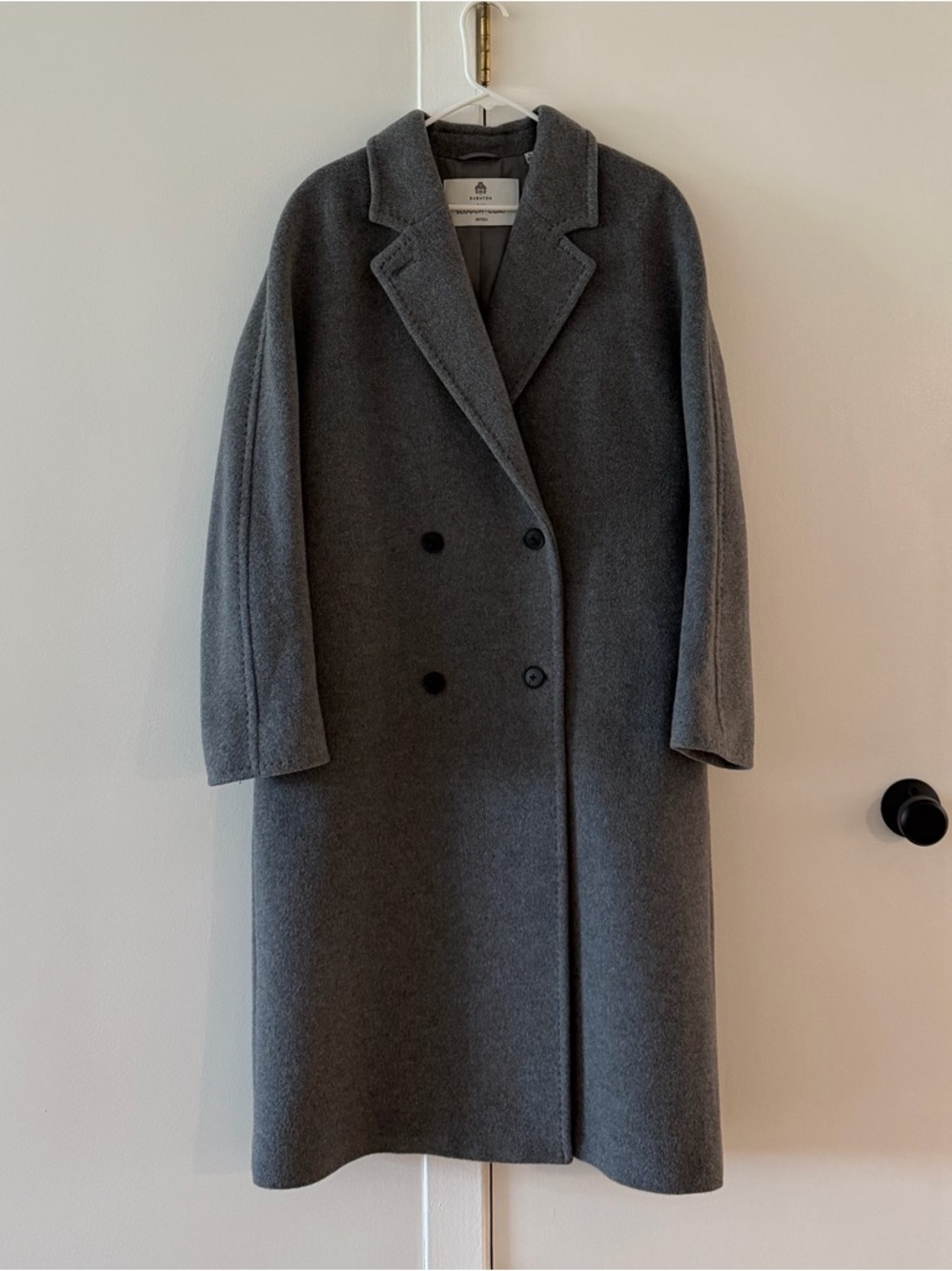 Babaton Slouch Coat in Gray